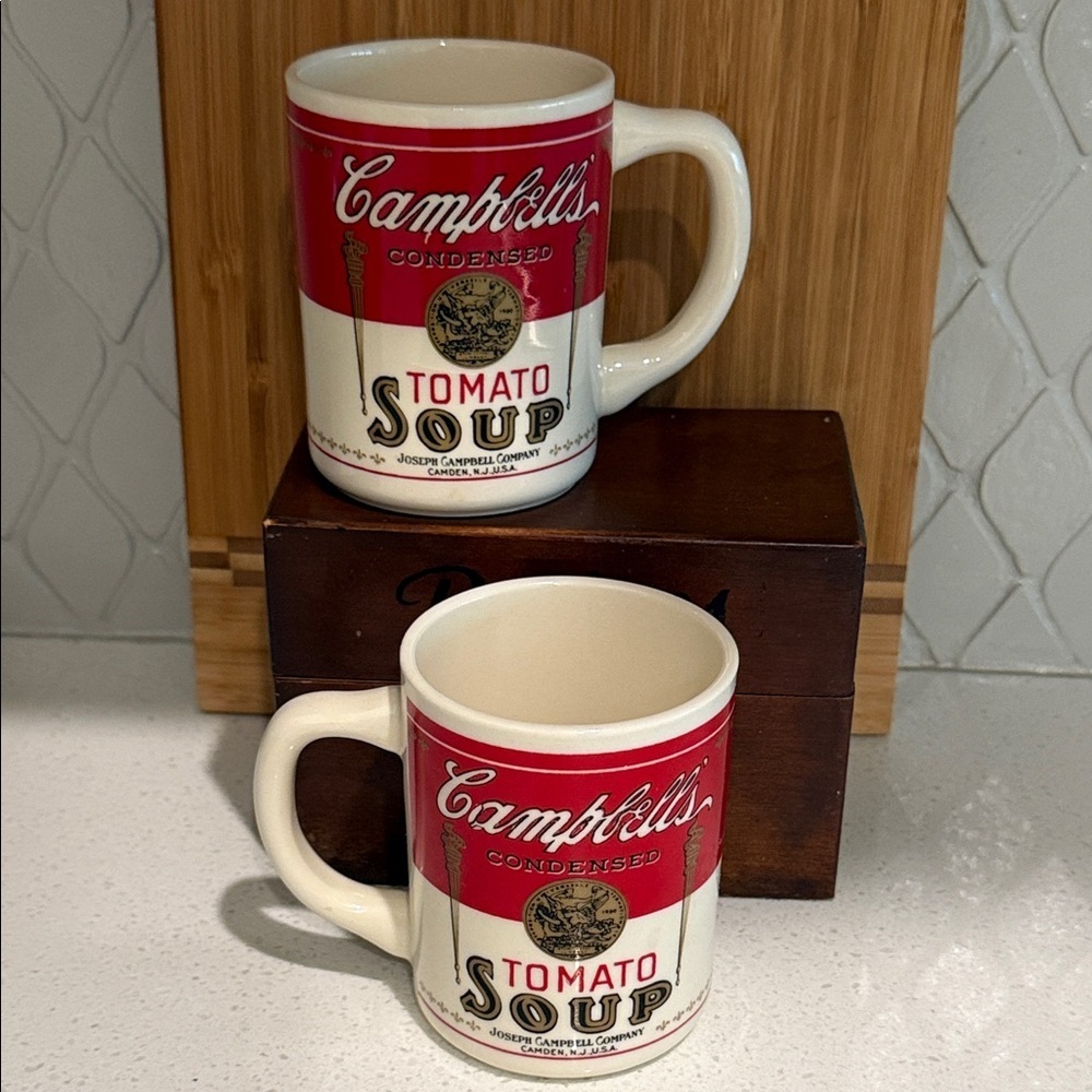 Campbell's Red and White Soup Mug Set - Picture 2 of 4